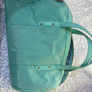 Vera Bradley Blue Tote Bag with Quilted Design